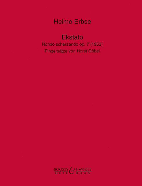 Front Cover Image Ekstato op. 7 