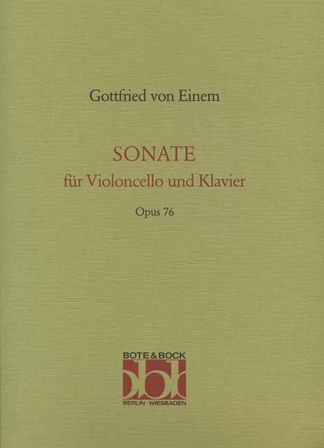 Front Cover Image Sonate op. 76 
