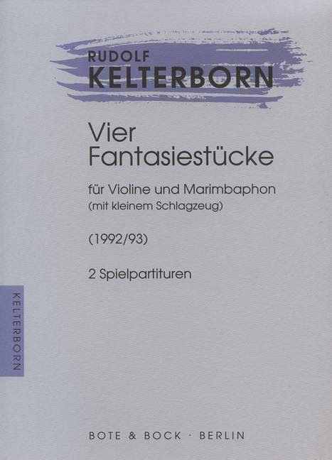 Front Cover Image Vier Fantasiestücke 