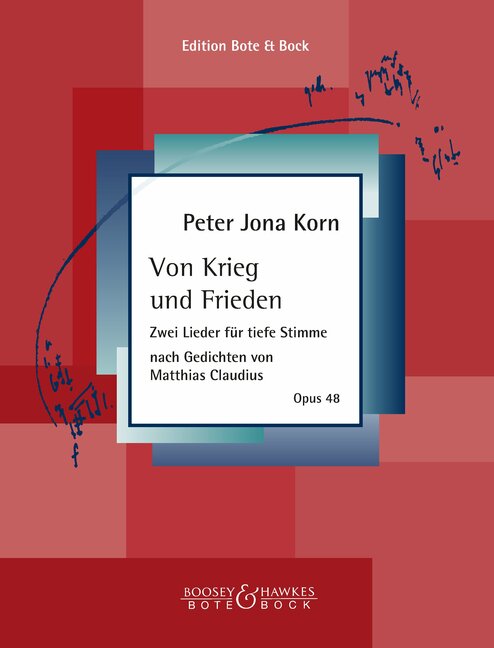 Front Cover Image Von Krieg und Frieden op. 48 