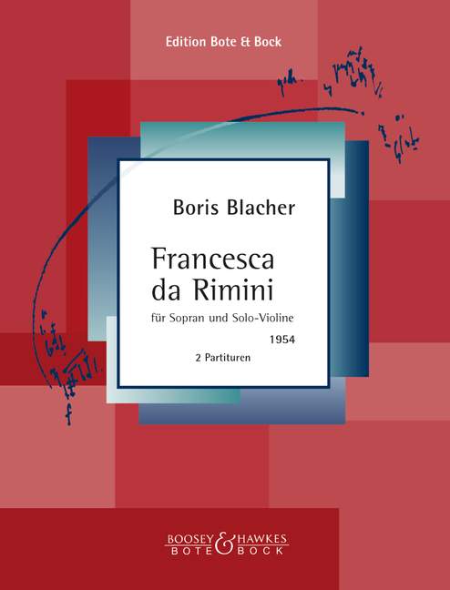 Front Cover Image Francesca da Rimini 