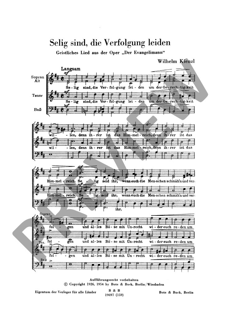 Other Cover Image Der Evangelimann 
