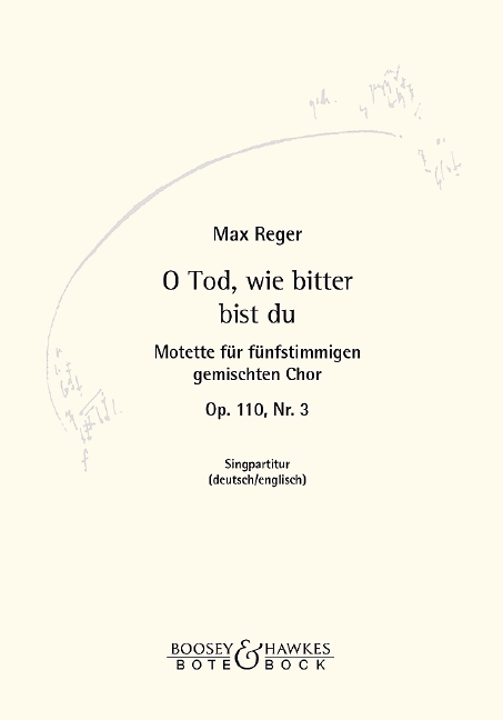 Front Cover Image Motette op. 110 