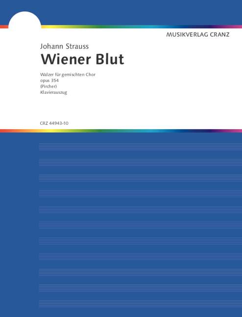 Front Cover Image Wiener Blut op. 354 