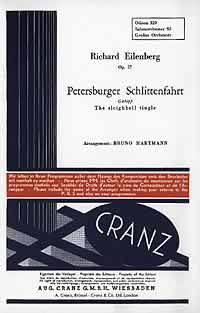 Front Cover Image Petersburger Schlittenfahrt op. 57 