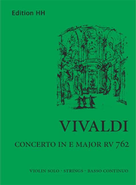 Front Cover Image Concerto in E major RV 762 