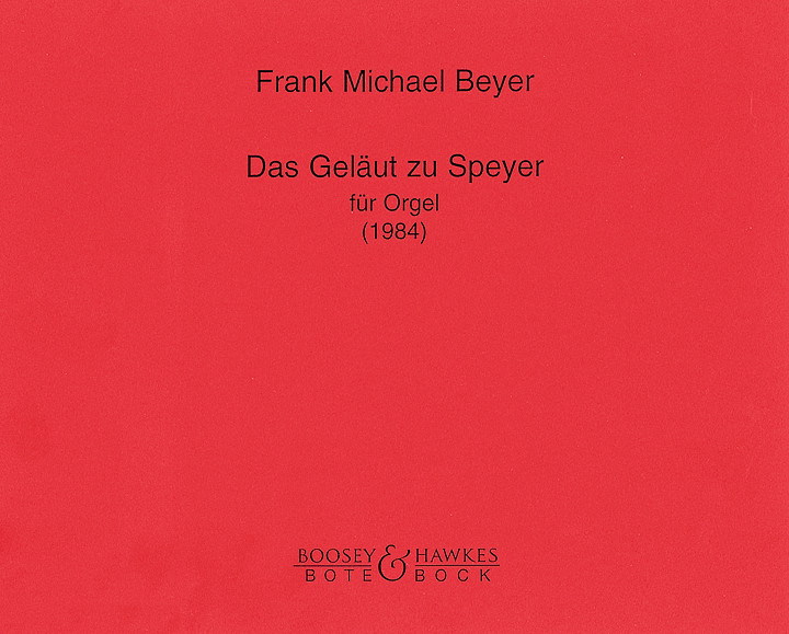 Front Cover Image Das Geläut zu Speyer 