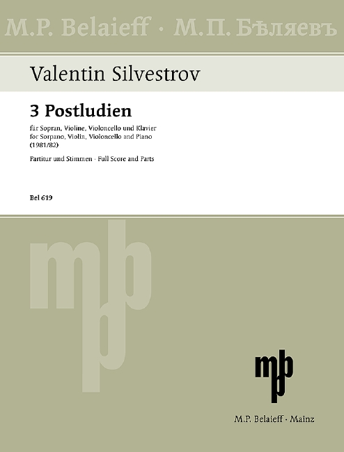 Front Cover Image Drei Postludien 