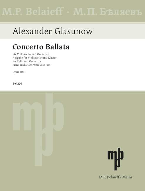 Front Cover Image Concerto Ballata op. 108 
