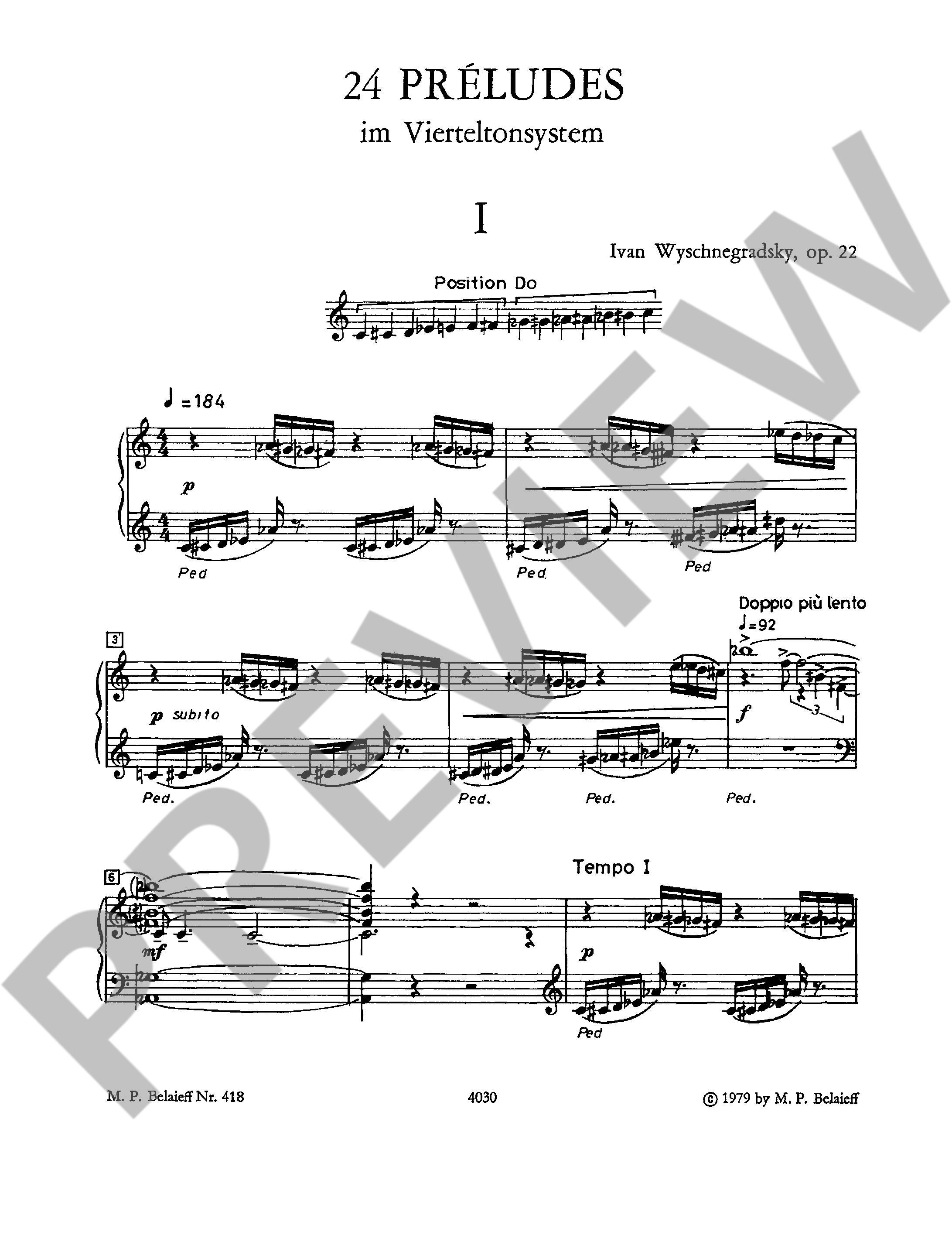 Other Cover Image 24 Préludes op. 22 