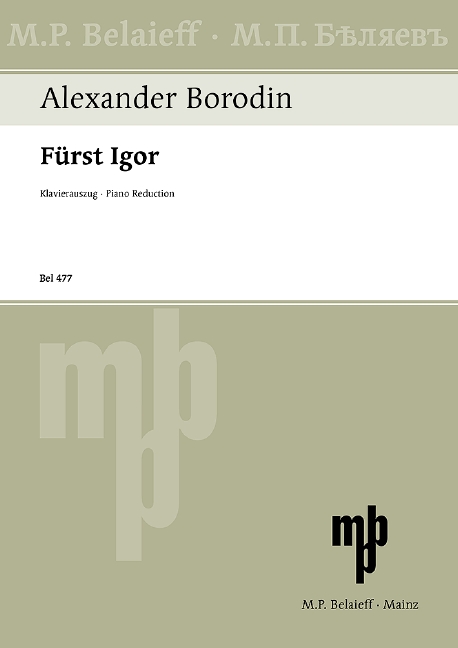 Front Cover Image Fürst Igor 