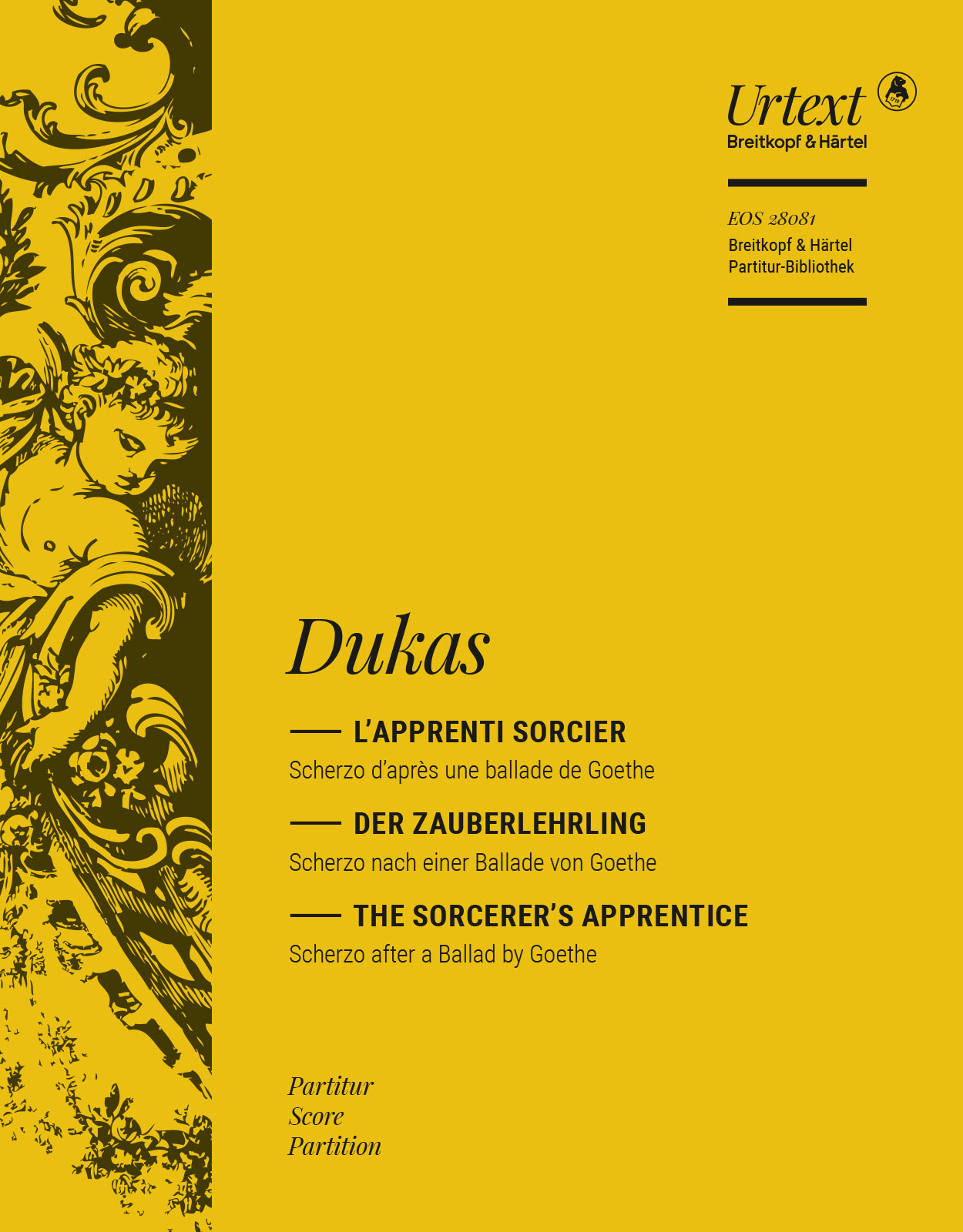 Front Cover Image L'Apprenti sorcier (Der Zauberlehrling)