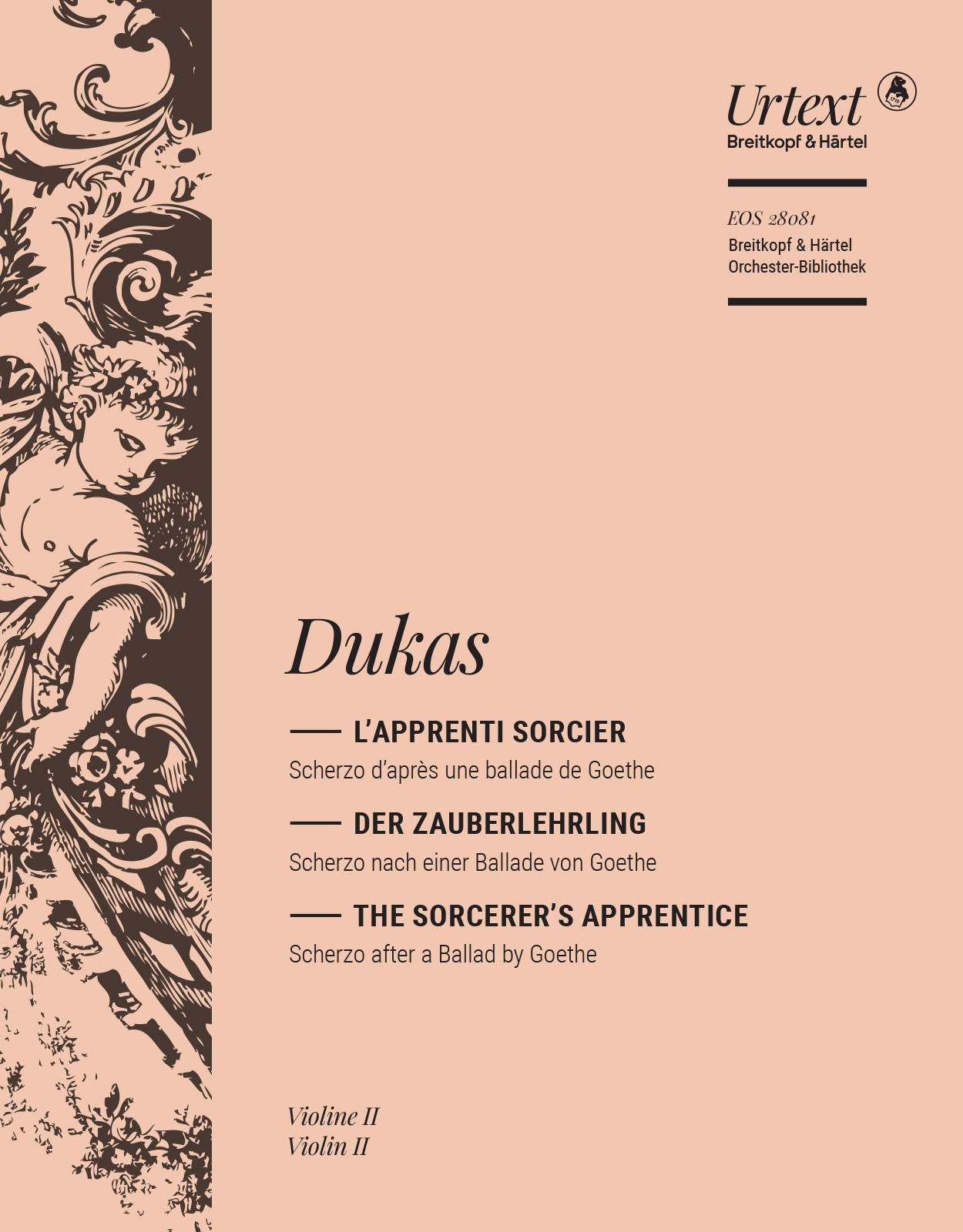 Front Cover Image L'Apprenti sorcier (Der Zauberlehrling)