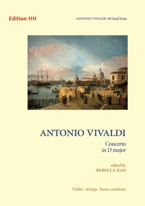 Front Cover Image Concerto in D Major RV 224 RV 224 