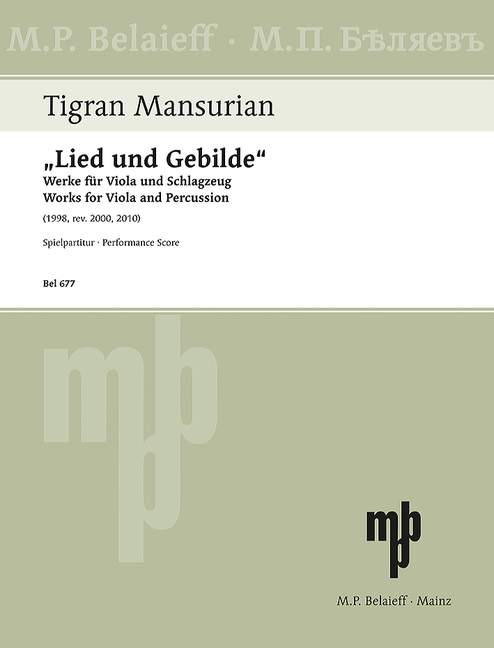 Front Cover Image "Lied und Gebilde" 