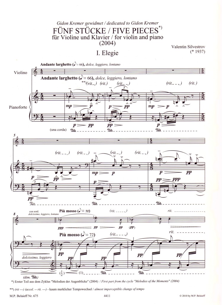 Other Cover Image Fünf Stücke 