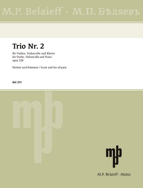Front Cover Image Klaviertrio Nr. 2 G-Dur op. 128 