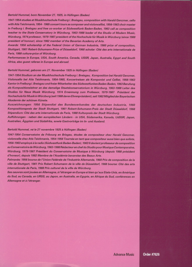 Other Cover Image Musik für Saxophone op. 88f 
