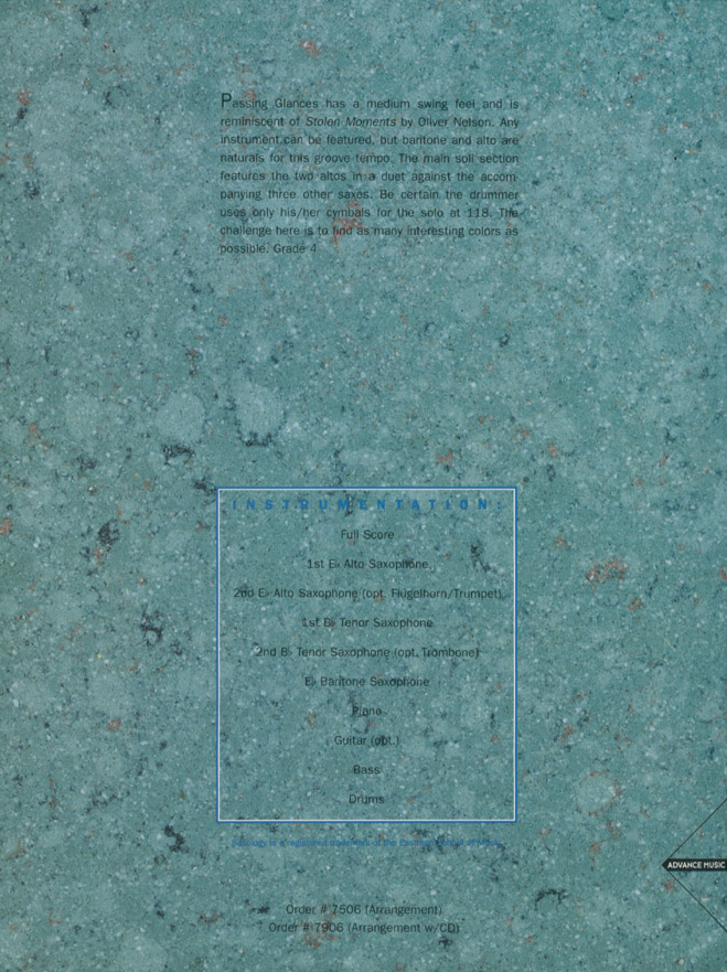 Other Cover Image Passing Glances 