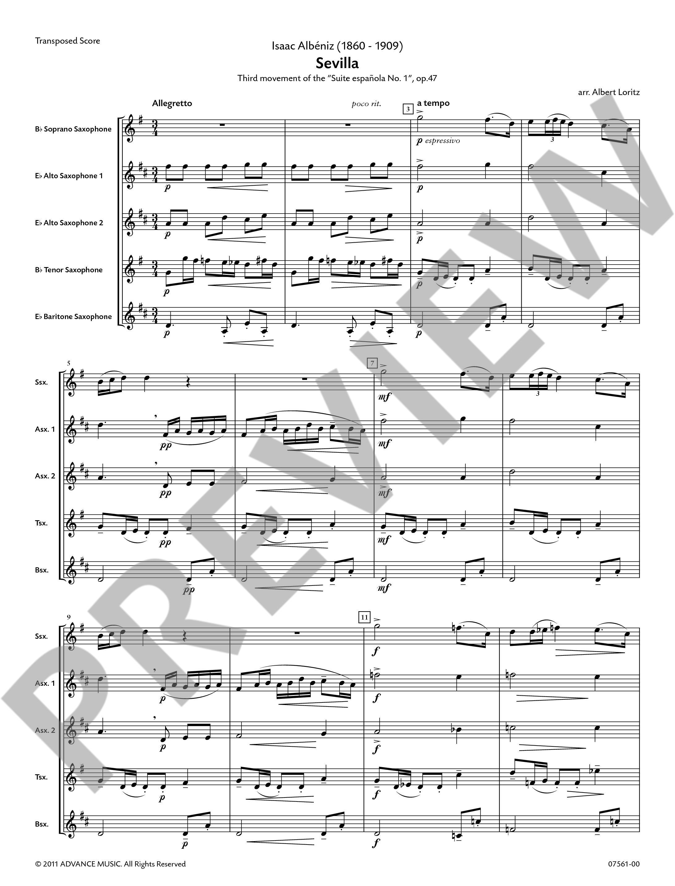 Other Cover Image Sevilla op. 47 
