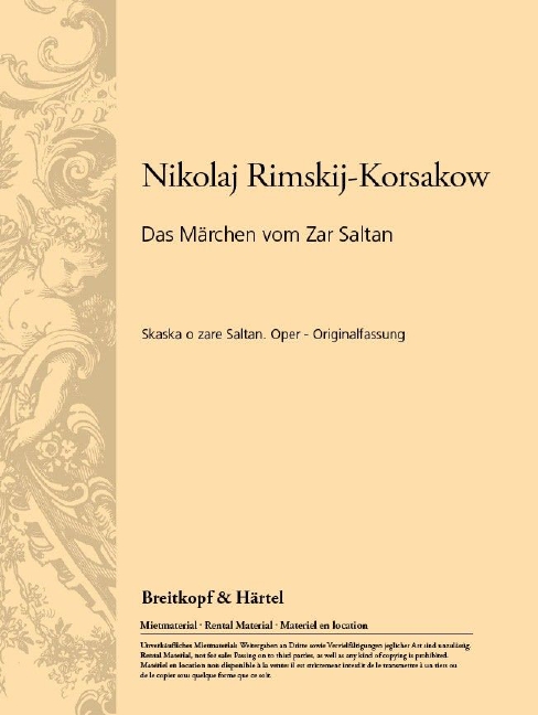 Other Cover Image Das Märchen von Zar Saltan
