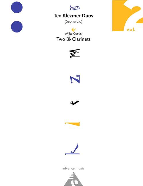 Front Cover Image Ten Klezmer Duos Vol. 2