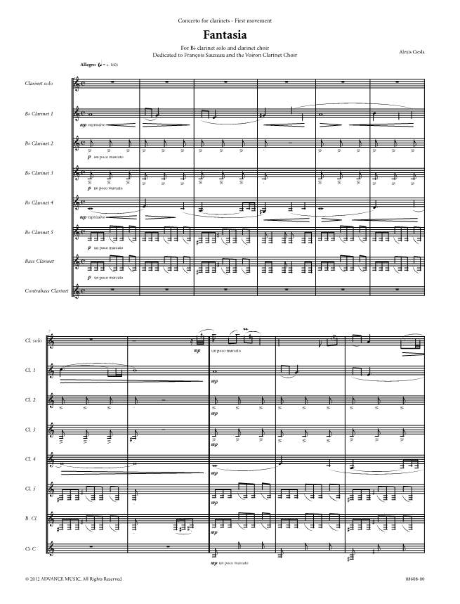 Other Cover Image Concerto for Clarinets 