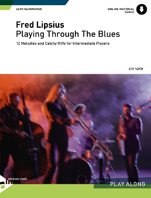 Front Cover Image Playing Through The Blues - Alto Sax 