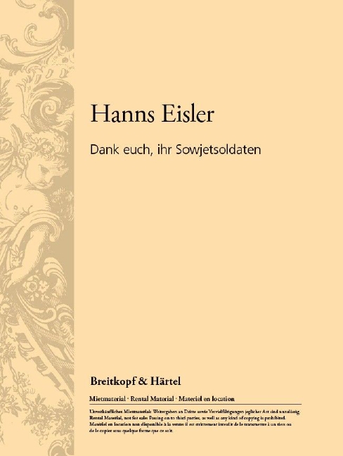 Other Cover Image Dank euch