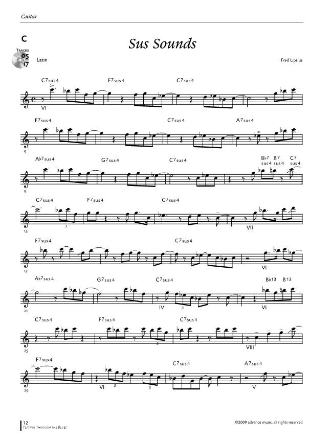 Other Cover Image Playing Through The Blues - Guitar 