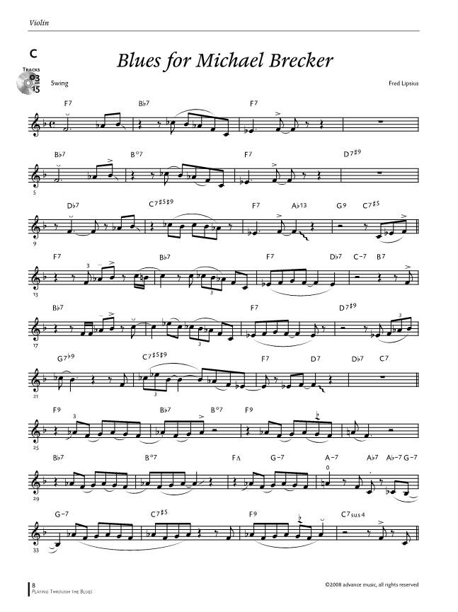 Other Cover Image Playing Through The Blues - Violin 