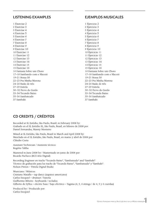 Other Cover Image Advanced Techniques for Bass in Brazilian Music 