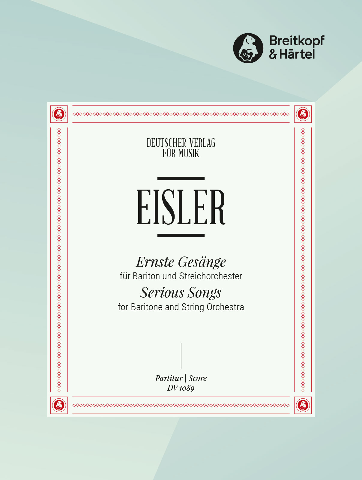 Other Cover Image Ernste Gesänge