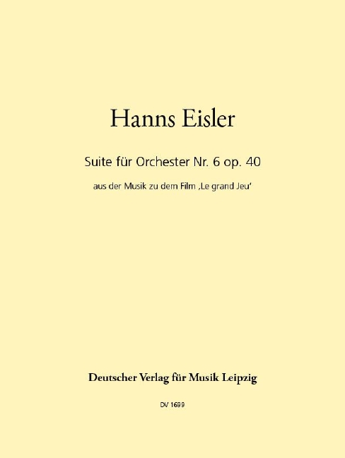 Other Cover Image Suite Nr. 6 op. 40