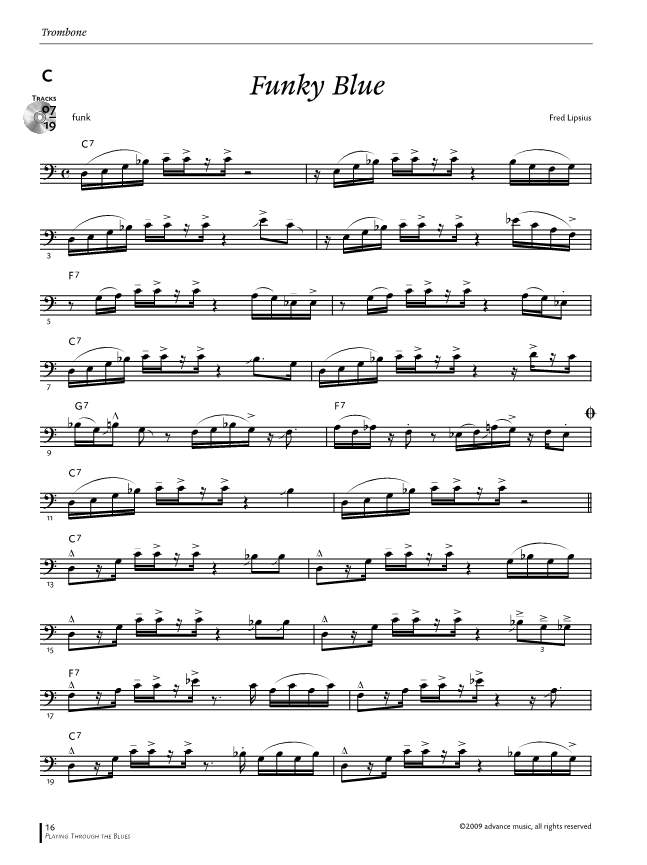 Other Cover Image Playing Through The Blues - Trombone 