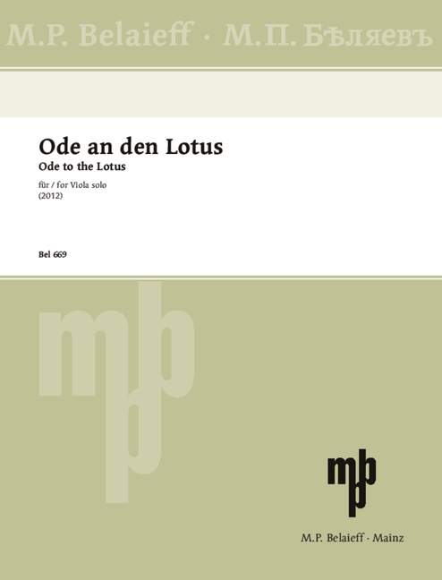Front Cover Image Ode an den Lotus 
