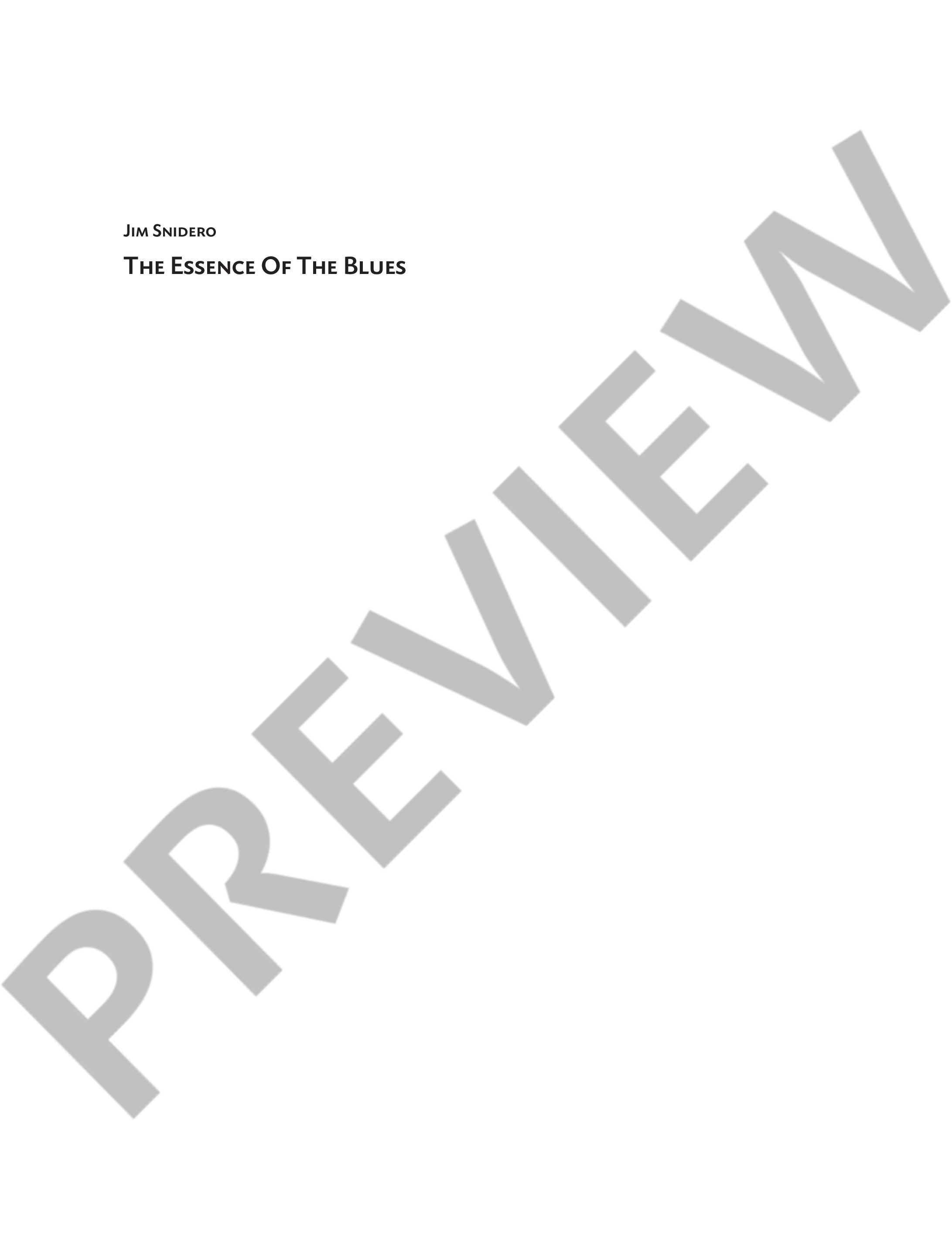Other Cover Image The Essence Of The Blues Clarinet 
