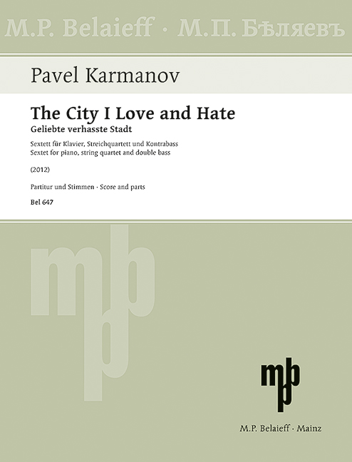 Front Cover Image Geliebte verhasste Stadt 