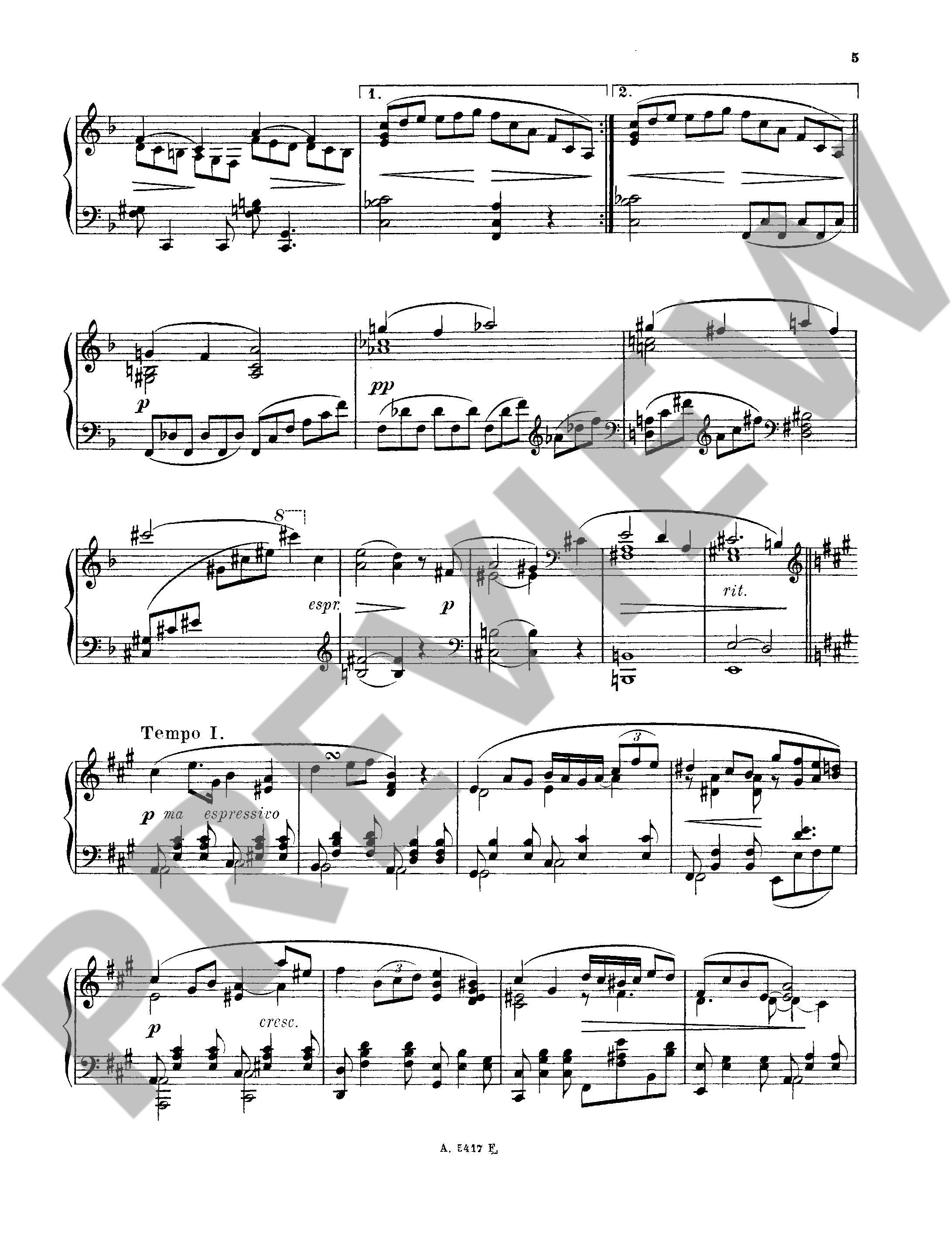 Other Cover Image Deux Mélodies pour Piano op. 30 