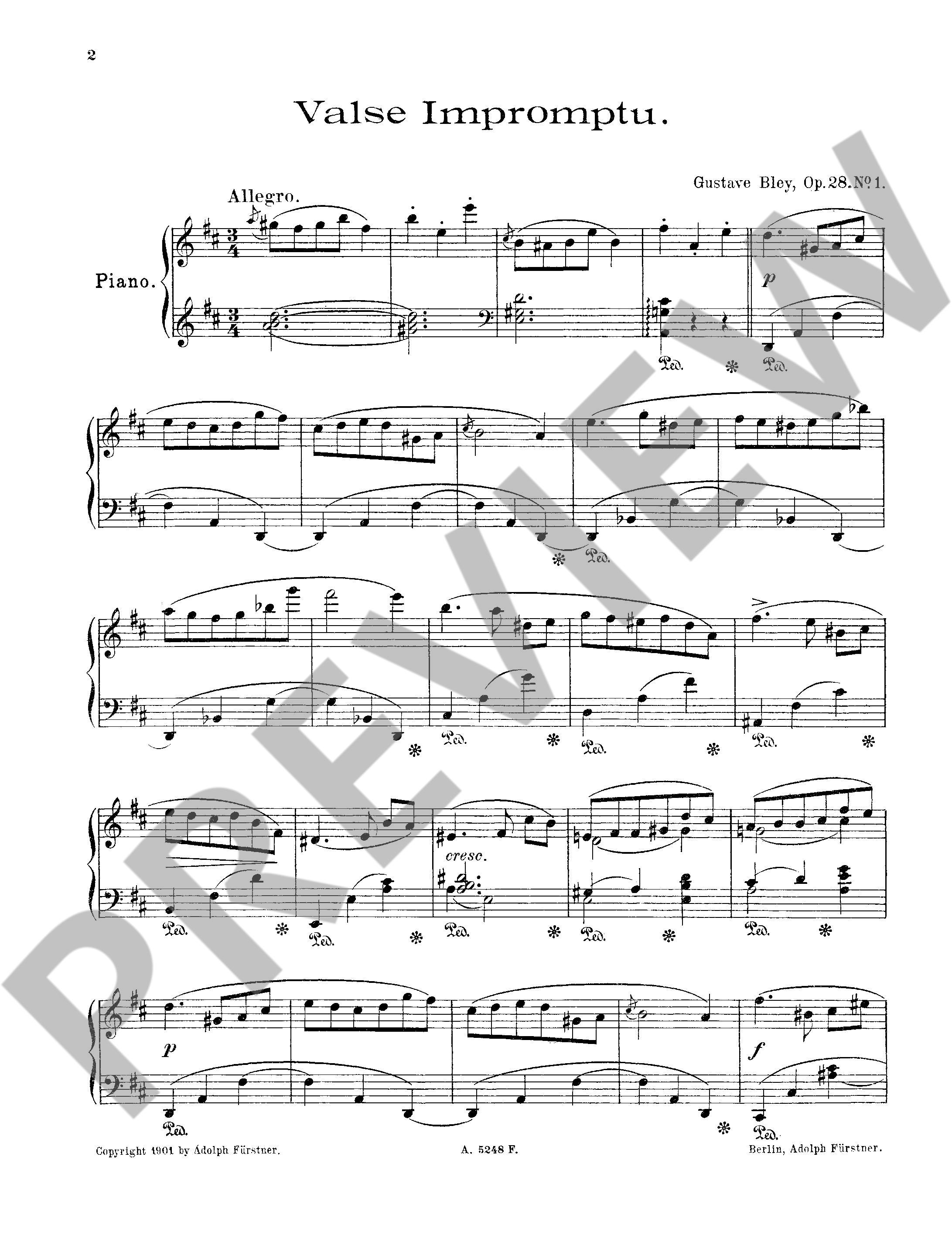 Other Cover Image Valses Impromptus op. 28 