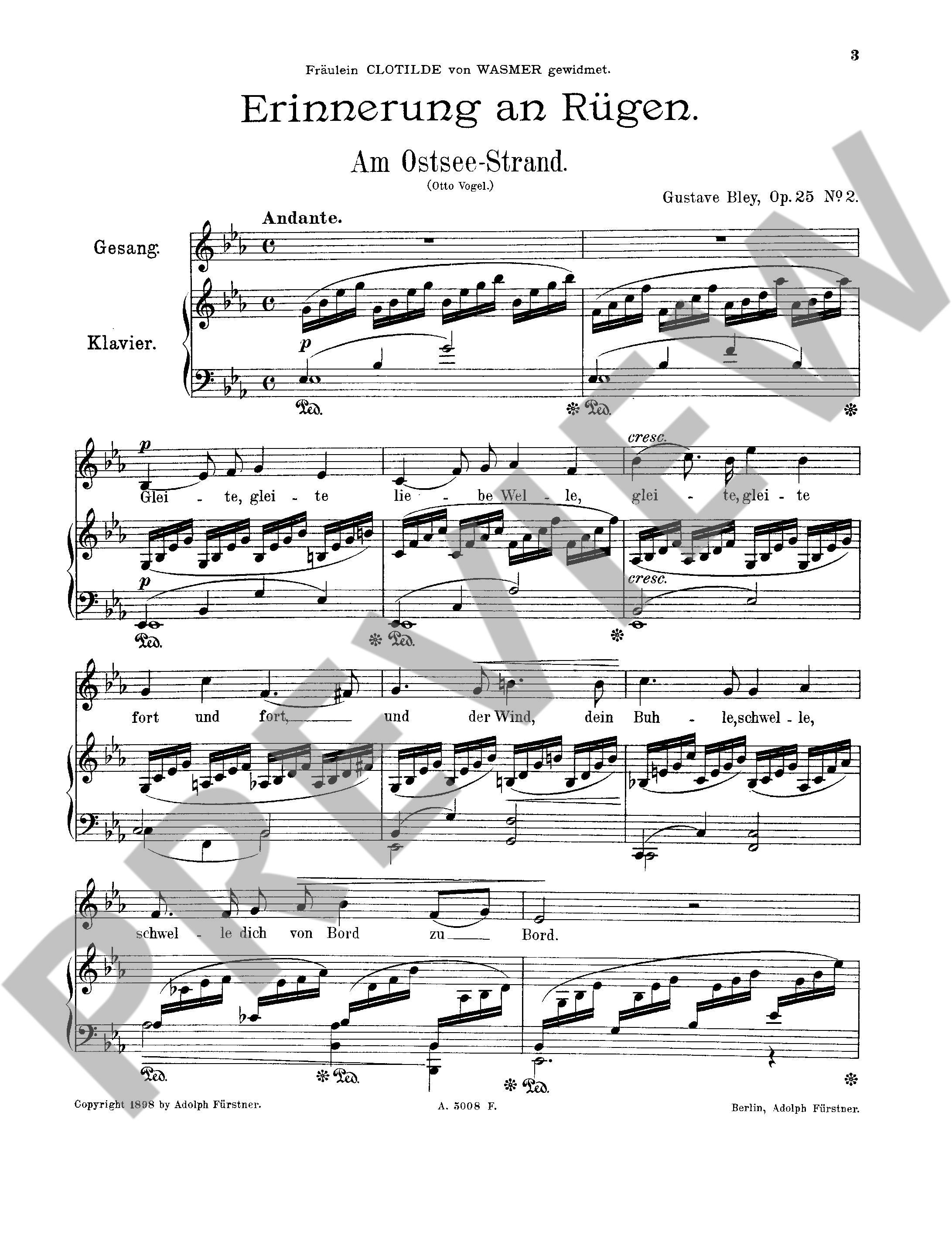 Other Cover Image Erinnerung an Rügen op. 25/2 