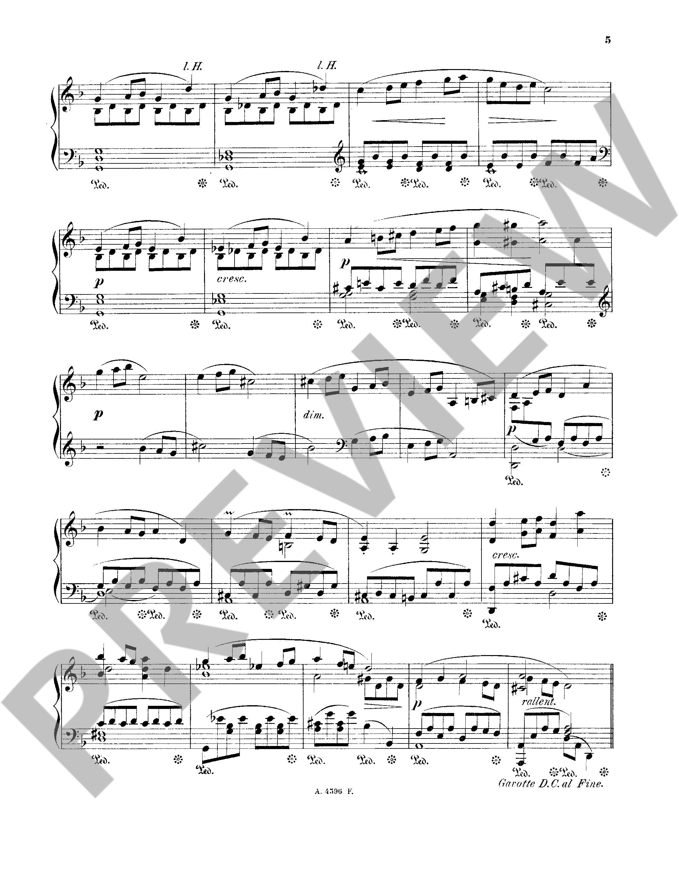 Other Cover Image Gavotte (F-Dur) und Menuet (E-Dur) op. 14 / op. 15 