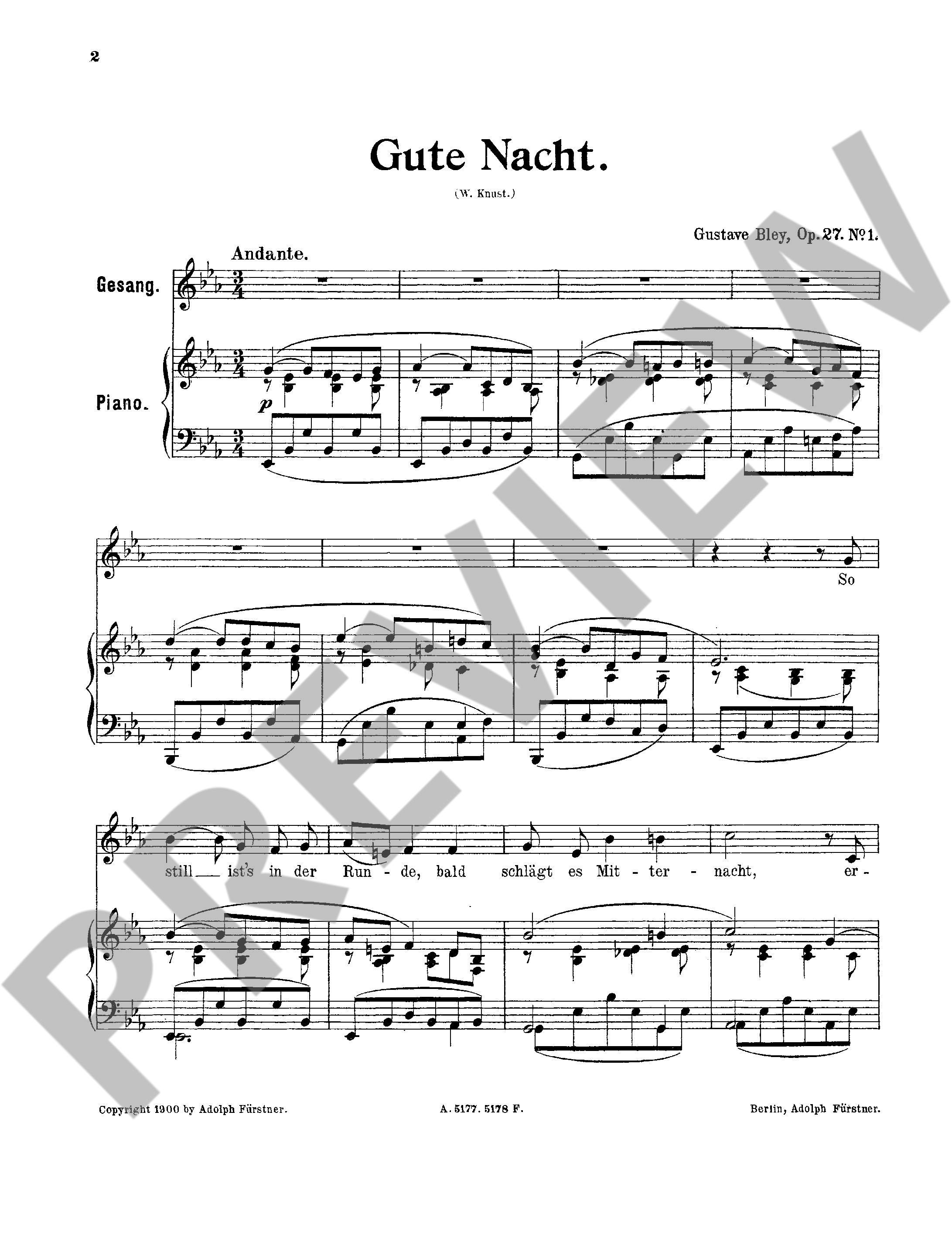 Other Cover Image Zwei Lieder op. 27 