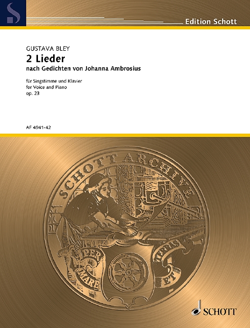 Front Cover Image Zwei Lieder op. 23 