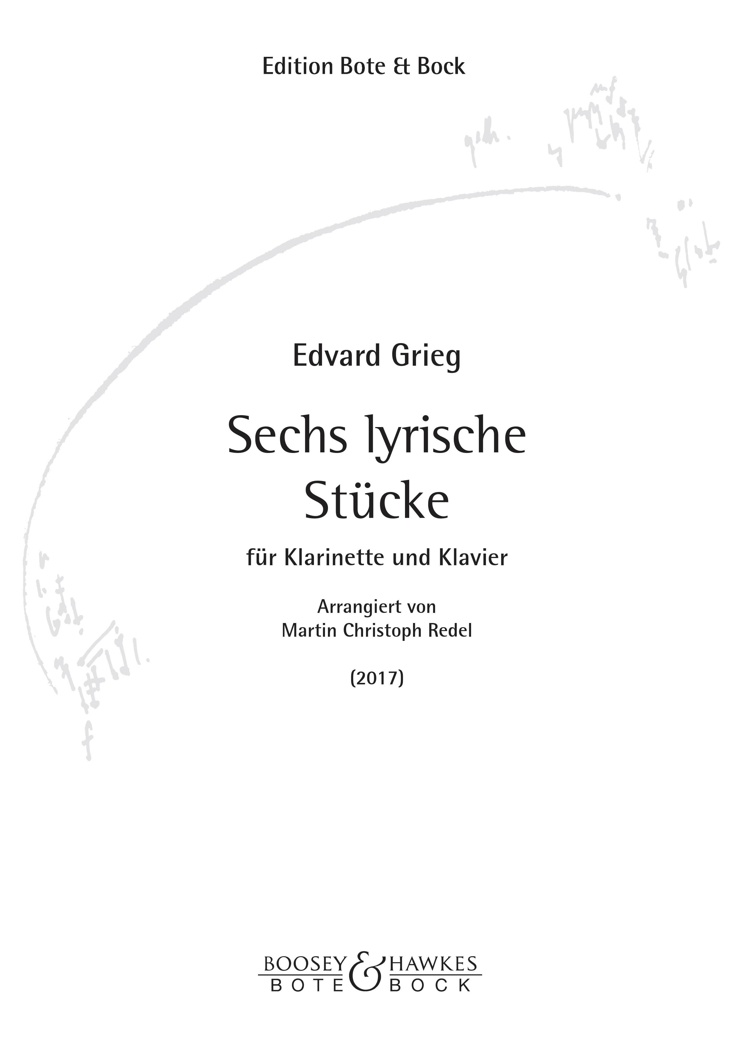 Other Cover Image Sechs lyrische Stücke 