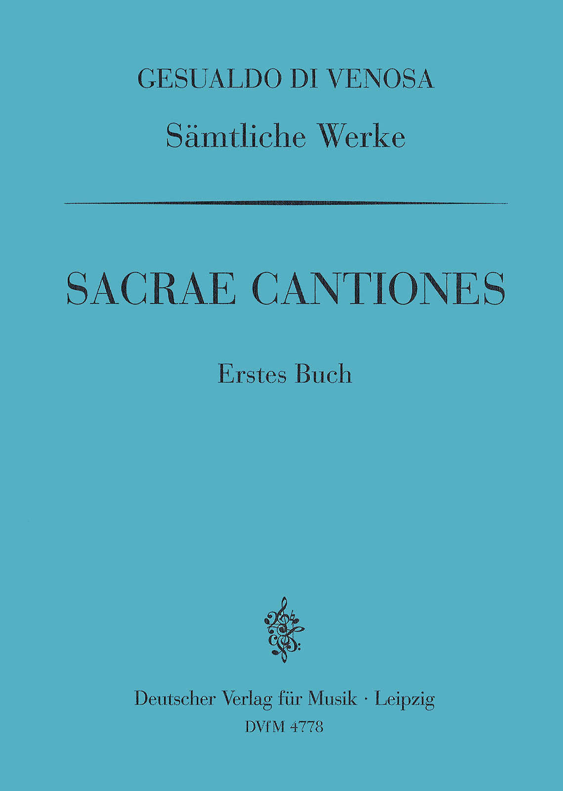 Front Cover Image Sämtliche Werke VIII: Sacrae Cantiones I