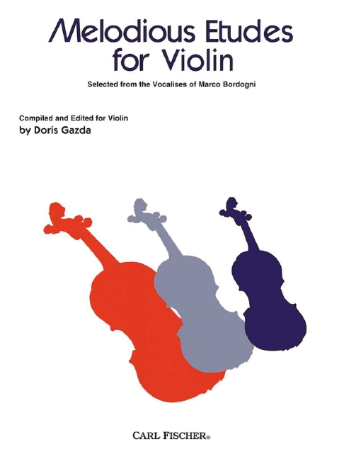 Front Cover Image Melodious Etudes for Violin 