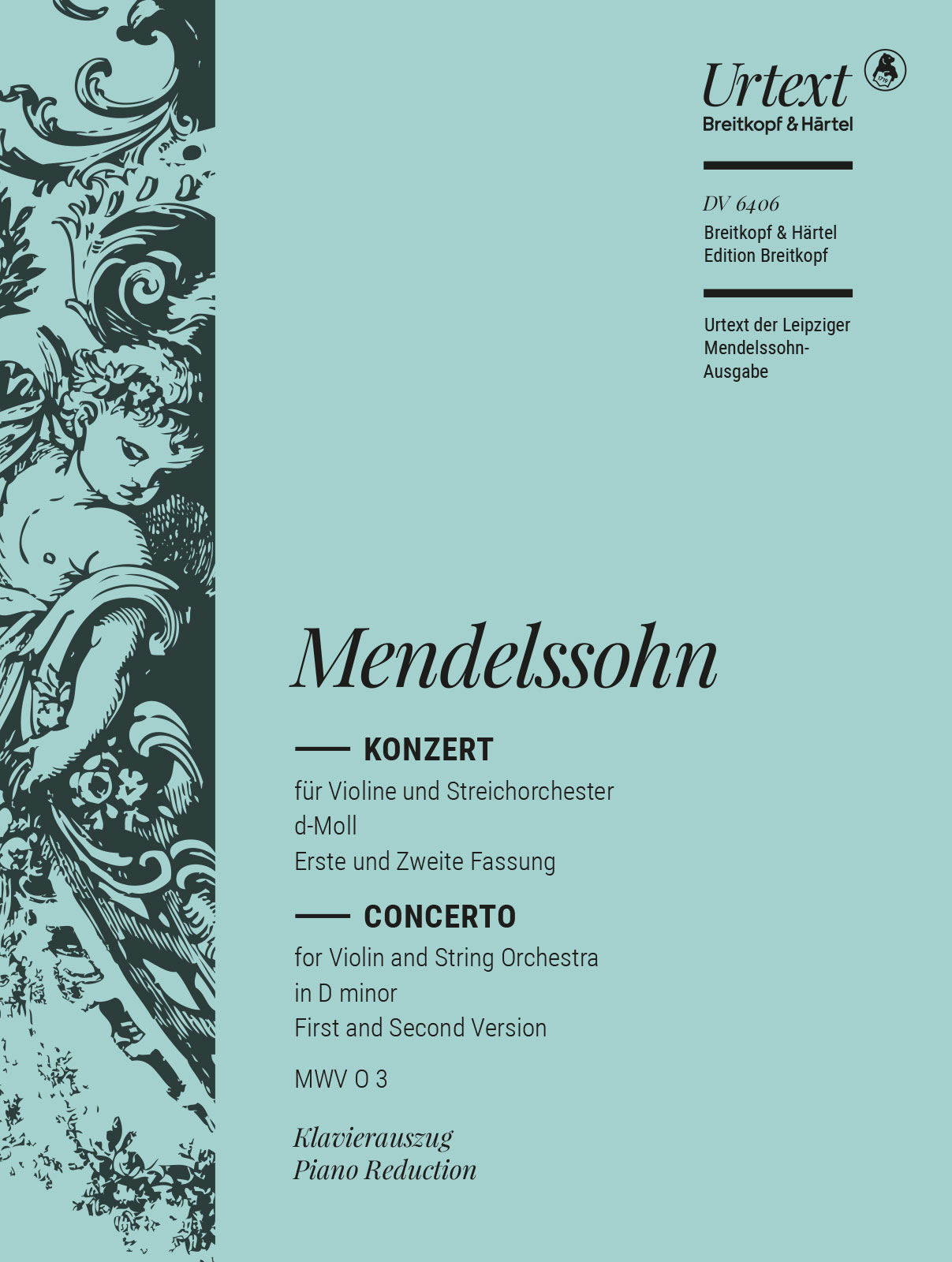 Front Cover Image Violinkonzert d-moll MWV O 3
