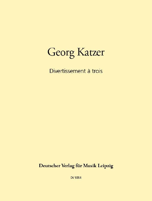 Other Cover Image Divertissement a trois