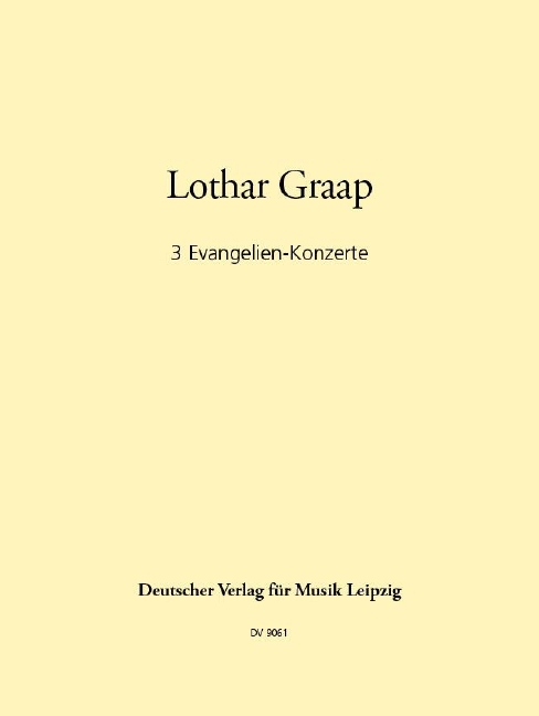 Other Cover Image Drei Evangelienkonzerte
